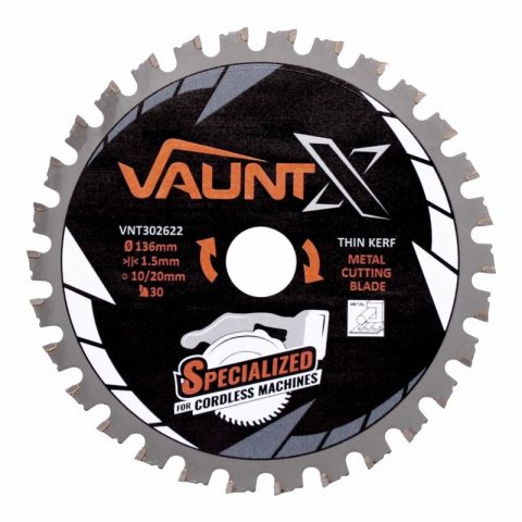 Vaunt X1310032 136mm x 20mm 30T Circular Saw Blade for Metal