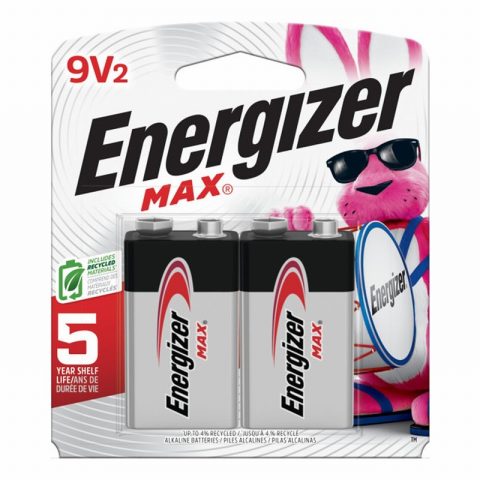 Energizer 089667 9V Alkaline Batteries