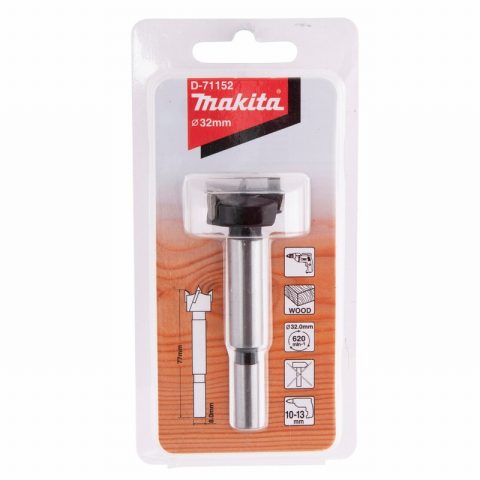 Makita D-71152 32mm TCT Hinge Cutting Bit
