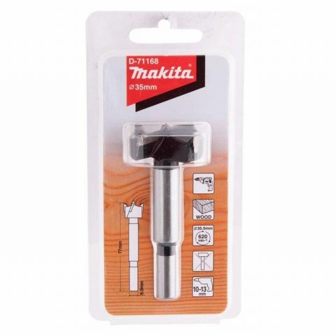 Makita D-71168 35mm TCT Hinge Cutting Bit