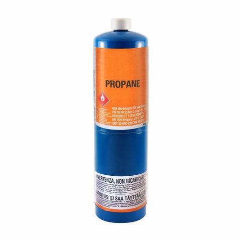 Faithfull PropanPro Propane Gas Cylinder, Blue 400g