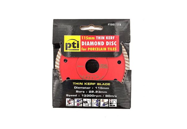 PTI PTIDD115TK 115x22mm Diamond Blade Disc Porcelain Cutting - Image 2