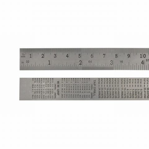 Faithfull FAIRULE150SS 150mm / 6in x 19mm Steel Rule