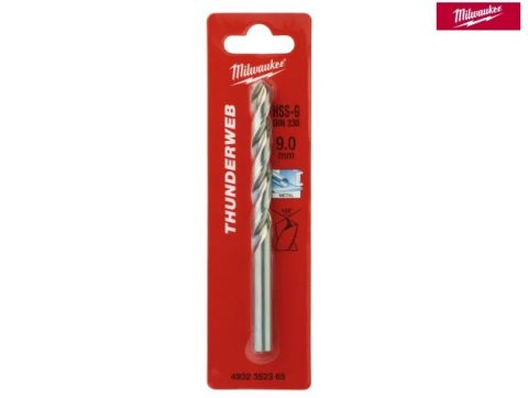 Milwaukee 4932352365 9.0x125mm HSS-G Thunderweb Metal Drill Bit