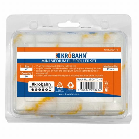 KROBAHN KB-RSWS0410 Mini Medium Ple Roller set10