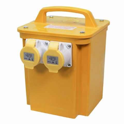 Faithfull FPPTRAN33A Transformer 3.3kVA Dual Socket