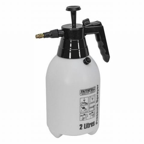 Faithfull FAISPRAY2 Handheld Pressure Sprayer 2 litre