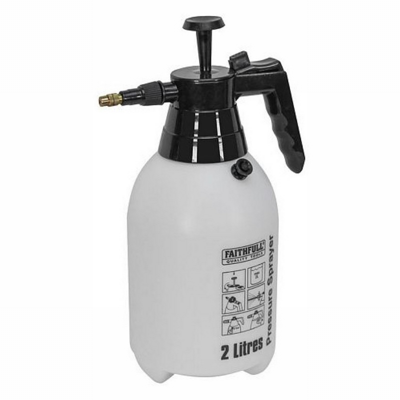 Faithfull FAISPRAY2 Handheld Pressure Sprayer 2 litre