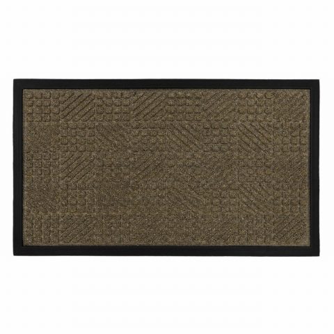 Firth 004617 40x70cm Rubber Doormat Brown