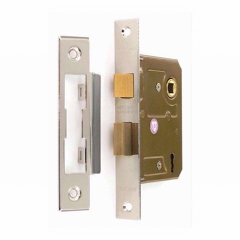 Securit 078141 2 1/2 Inch Mortice Lock 3 Lever