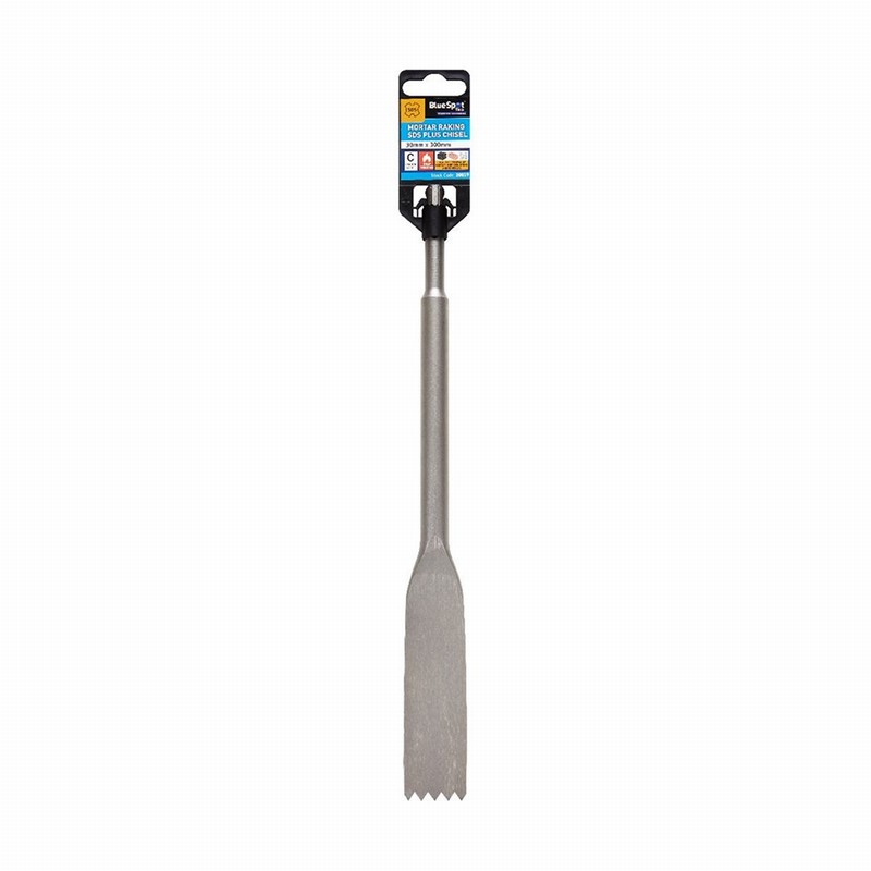 Blue Spot 20019 30mm x 300mm Mortar Raking SDS Plus Chisel