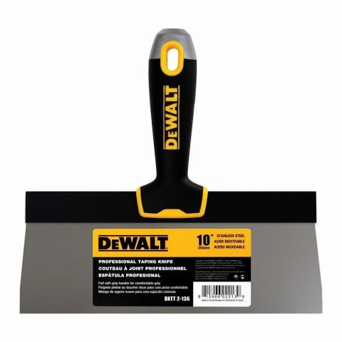 DeWalt DXTT2136 Stainless Steel Drywall Taping Knife 10″