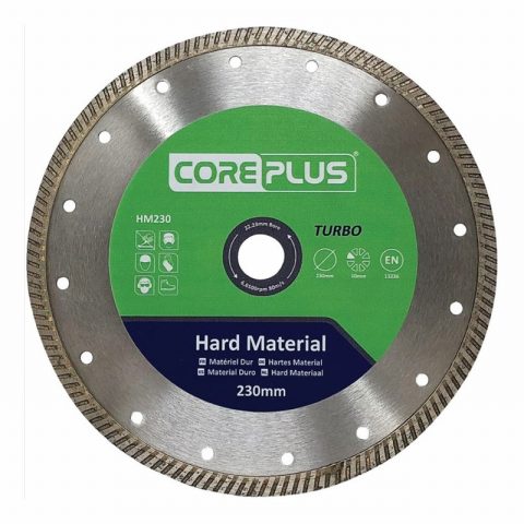 Core Plus CORDBHM230 230×22.2m Hard Material Turbo Diamond Blade