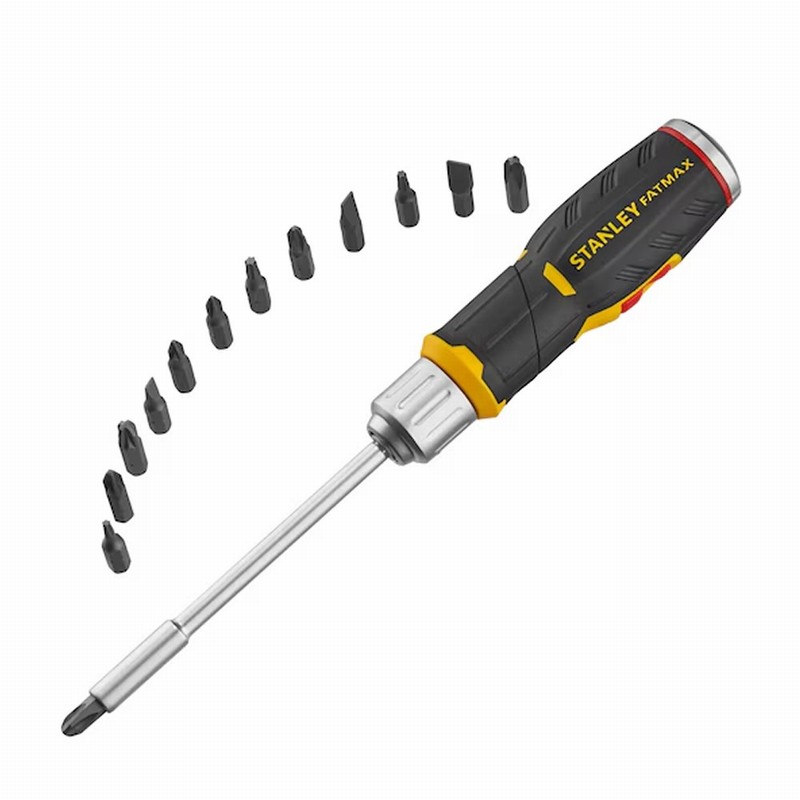 Stanley STA062691 FatMax Pistol Grip Ratchet 12 Bits
