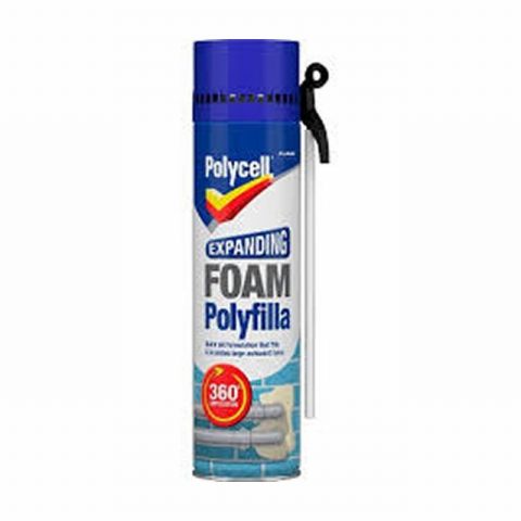 POLYCELL Expanding Foam Filler Gap Gun 500ML