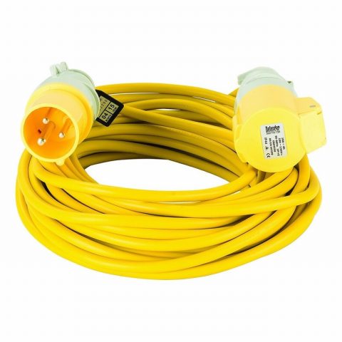 Defender Power E85111 Extension Trailing Lead 110v 14m 1.5mm 16A
