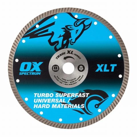 OX Tools XLT-230/22 230mm Trade XL Turbo Universal Diamond Blade