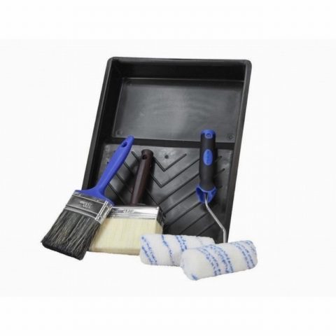 Faithfull FAIRKITWOOD Wood Care Paint Brush & Roller Kit-6 Piece