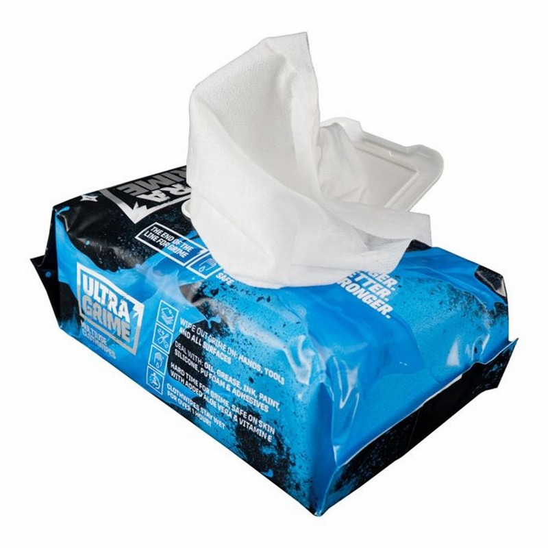 UltraGrime 5900-RB Pro Multiuse XXL+ Clothwipes - 100 Piece - Image 2