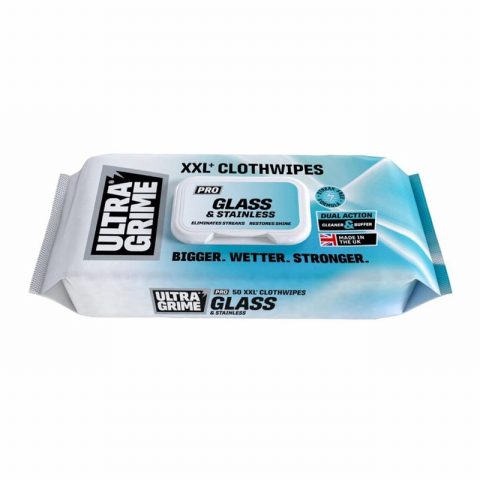 UltraGrime 5980 Pro Glass and Stainless Clothwipes – 50 Pack