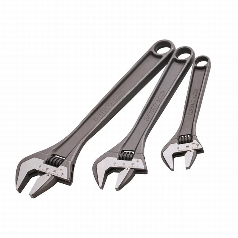 Bahco XMS26ADJ3 Adjustable Wrench Set - 3 Piece