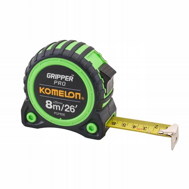 Komelon XMS26TAPE8 8m (26ft) Hi-Vis Gripper Tape