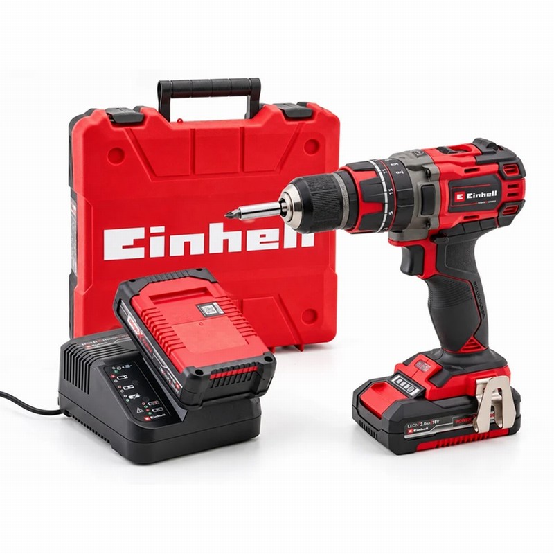Einhell XMS26ECOMBI 18V Combi Drill Kit