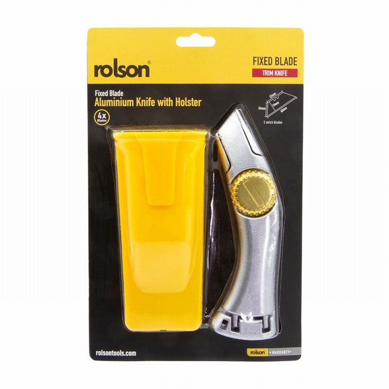 Rolson 0009842 Aluminium Knife With Holster - Image 2