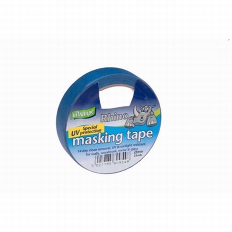 Rhino 101906 25mmx25m Label Blue Masking Tape