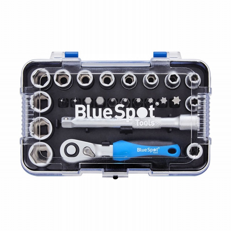 Blue Spot 01493 1/4" Ratchet, Socket and Bit Set - 25 Piece - Image 2