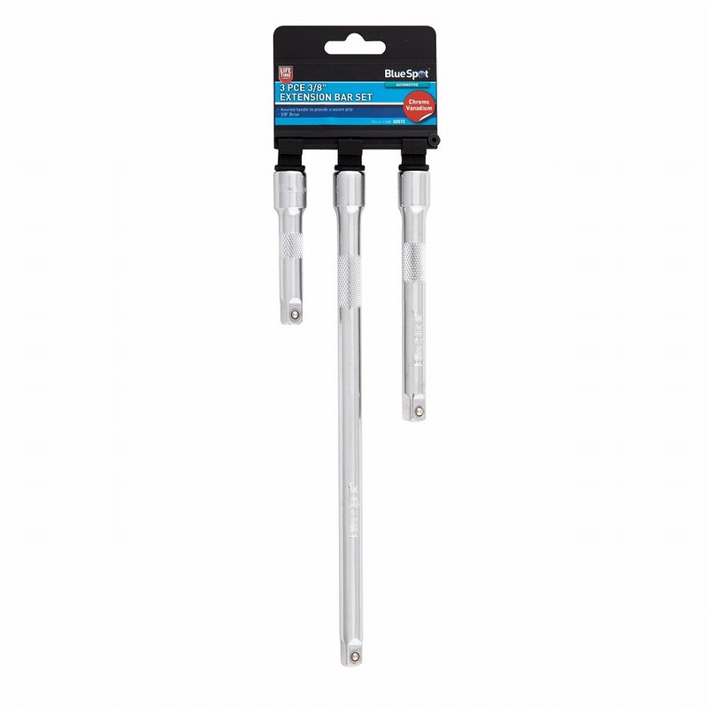 Blue Spot 02072 3/8" Extension Bar Set - 3 Piece