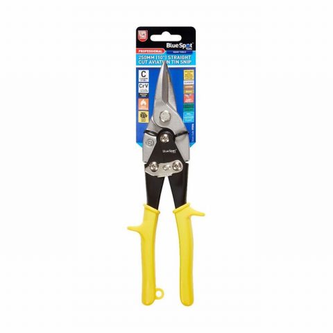 Blue Spot 09306 250mm (10″) Straight Cut Aviation Tin Snips