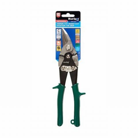 Blue Spot 09308 250mm (10″) Right Cut Aviation Tin Snips