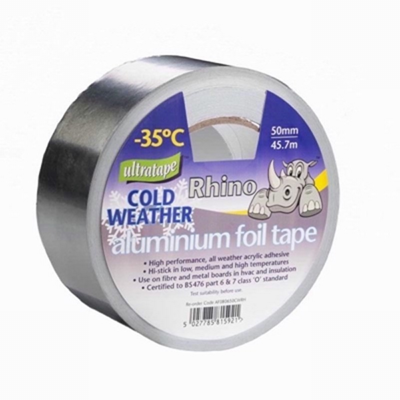 Rhino 101922 50mmx45.7m Cold Weather Foil Tape