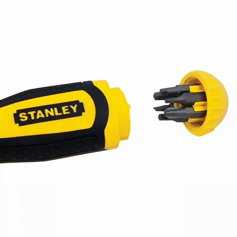 Stanley STA068010 Multibit Ratchet Screwdriver & 10 Bits - Image 3