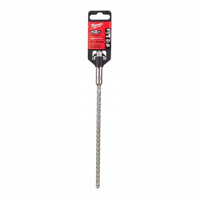Milwaukee 4932352013 6.0 x 215mm MX4 SDS-Plus Hammer Drill Bit - Image 2