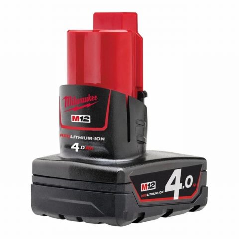 Milwaukee M12B4 4.0Ah 12V Li-Ion Battery