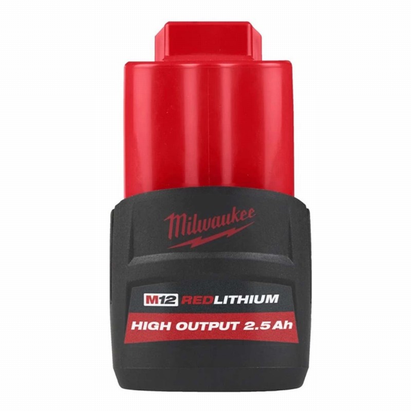 Milwaukee M12HB2.5 2.5Ah 12V High Output Li-Ion Battery - Image 2