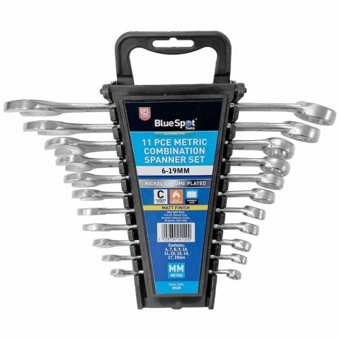 Blue Spot 04120 Metric Combination Spanner Set – 11 Piece