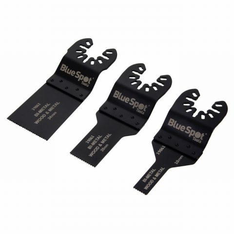 Blue Spot 19061 Bi-Metal Multi-Tool Blade Set – 3 Piece