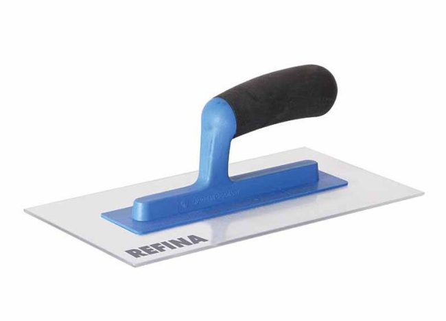 Refina REF-231817  11in (280x140mm)  Plastic Trowel Clear Blade
