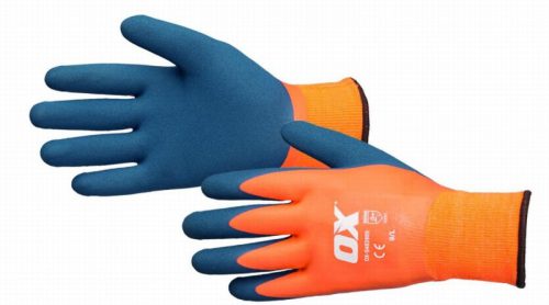 OX Waterproof Thermal Latex Glove Size 10 / XL