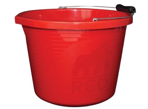Red Gorilla GORPRMR 14 Litre (3 gallon) Premium Bucket – Red