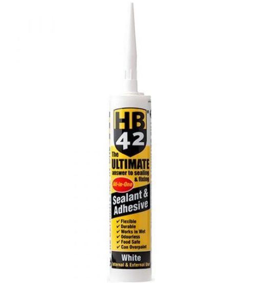 HB42 Ultimate Sealant Adhesive White 290 ml Cartridge