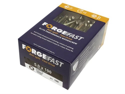 ForgeFast Pozi® Wood Screw ZY 5.0 x 100mm QTY.100