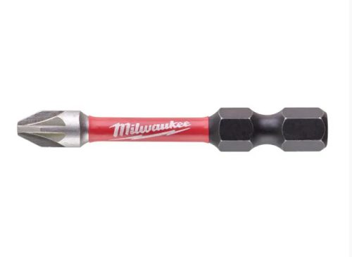 Milwaukee 4932472050 PZ2 50 mm Shockwave 3 Bits (10 Pack)