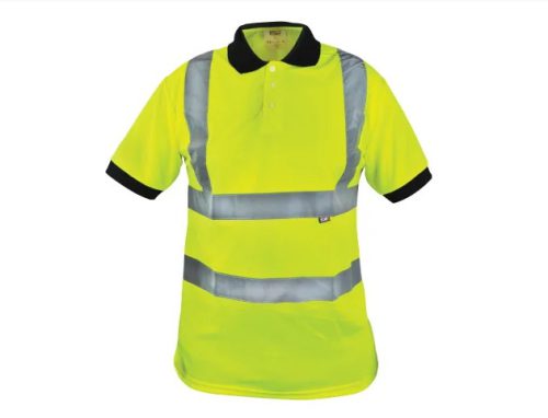 Scan Hi-Vis Yellow Polo Shirt – XL (46in)