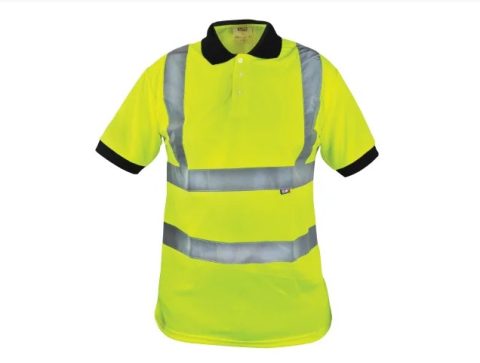 Scan SCAWWHVPS Hi-Vis Yellow Polo Shirt