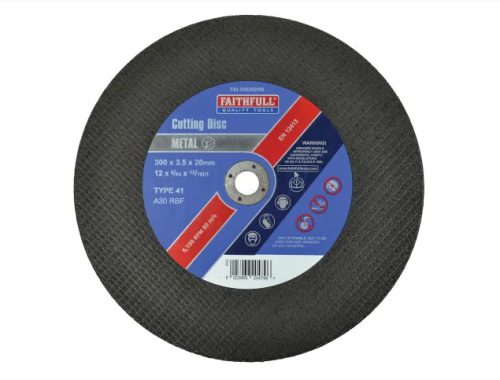 Faithfull 3003520M Metal Cut Off Disc 300 x 3.5 x 20mm