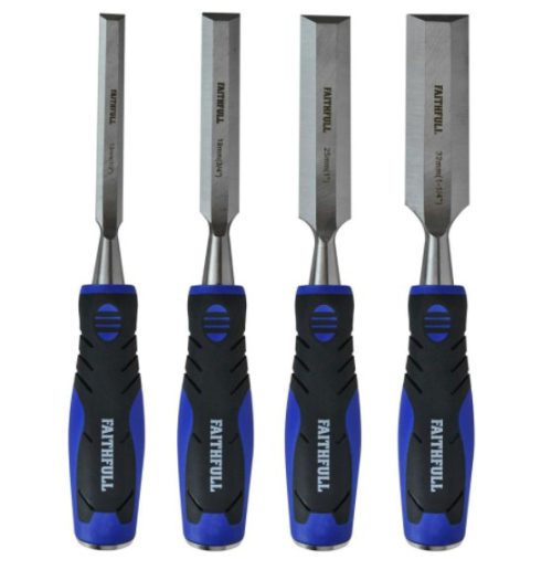 Faithfull CSGS4CR 4pc Chisel Set